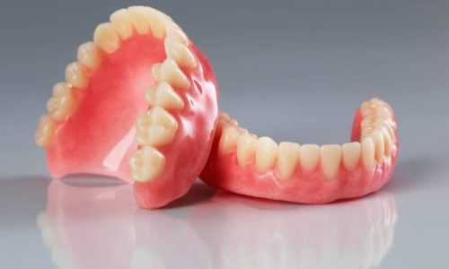 a set of dentures removable prosthodontics